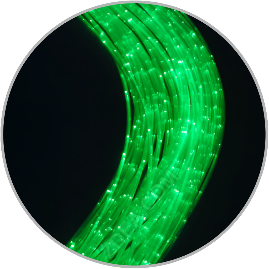 PMMA Fiber Optic Cable Side Glow