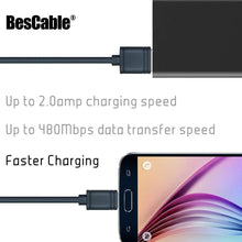 Load image into Gallery viewer, BesCable USB to Micro USB Cable