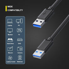 Load image into Gallery viewer, USB 3.0 Male to Male Cable